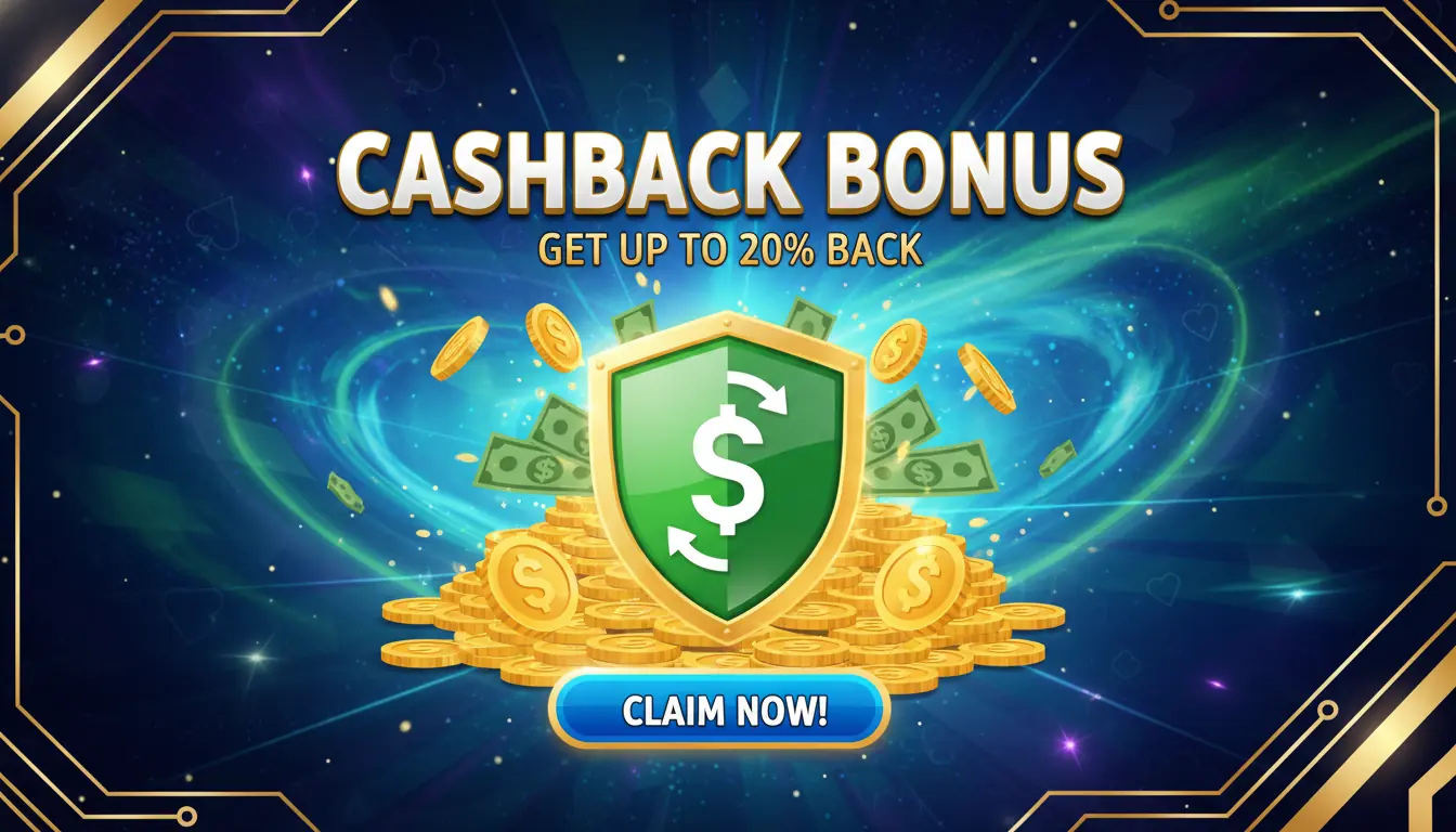 Cashback bonus Power up casino